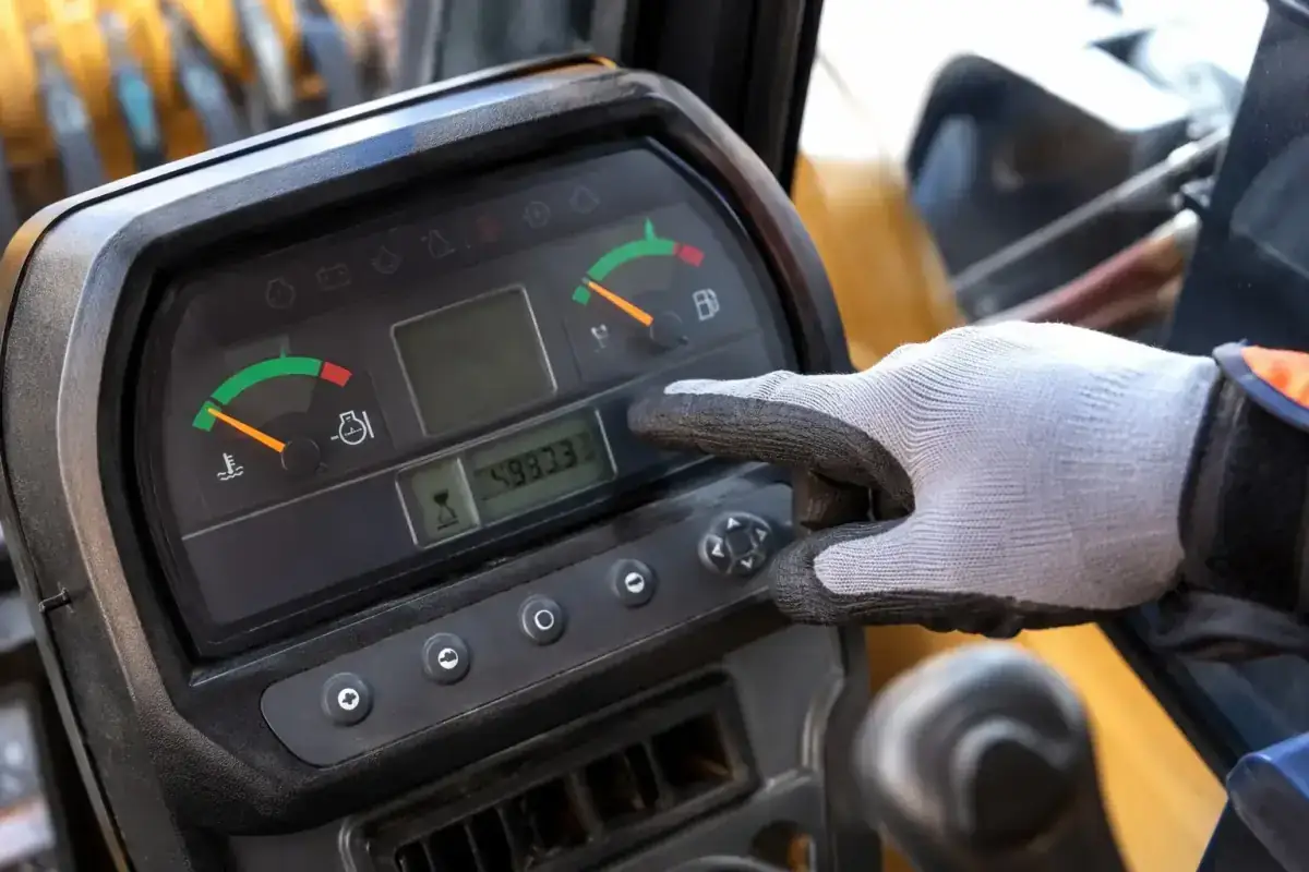 How to Detect a Rolled-Back Excavator Hour Meter