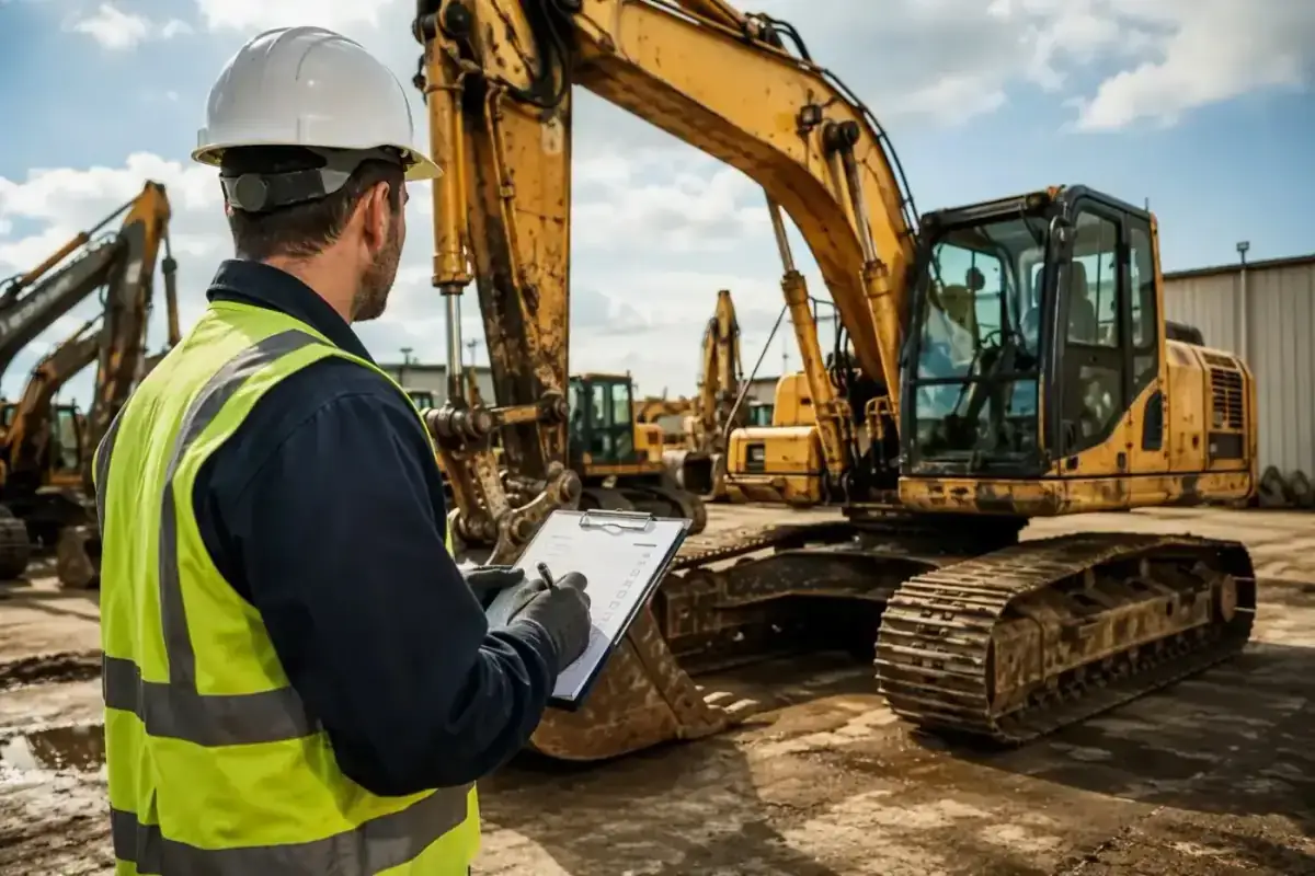 The 20-Point Used Excavator Inspection Checklist
