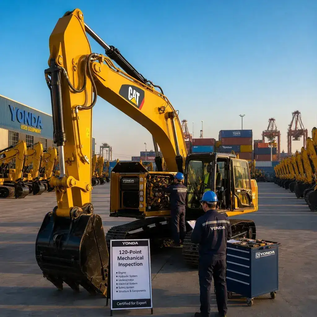 Inside Our Shanghai Used Excavator Factory
