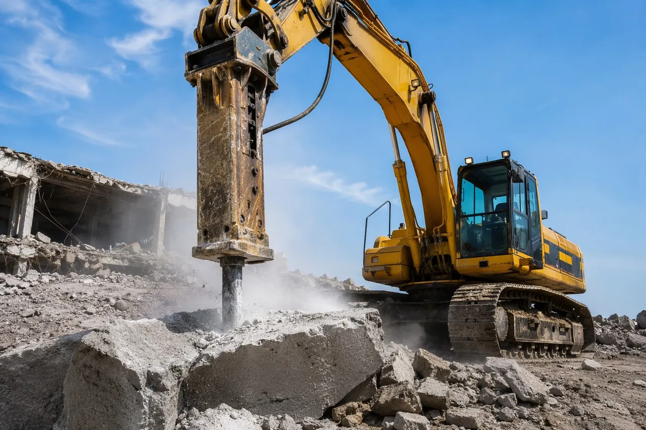 Hydraulic Breaker Sizing Guide for 20-Ton to 30-Ton Used Excavators