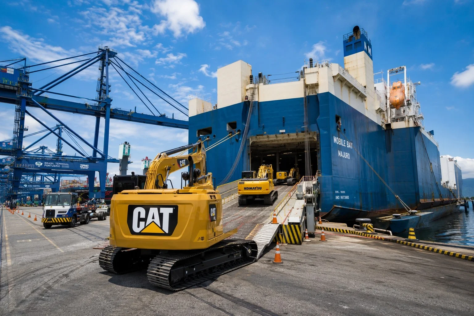 Importing Used Excavators into South America (Brazil, Colombia, Peru)