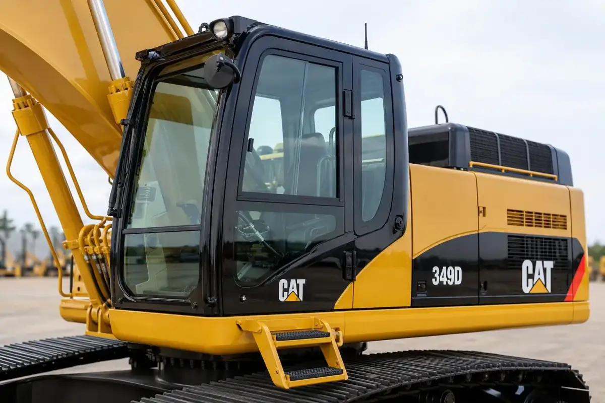 Caterpillar 349D Heavy Duty detail 1