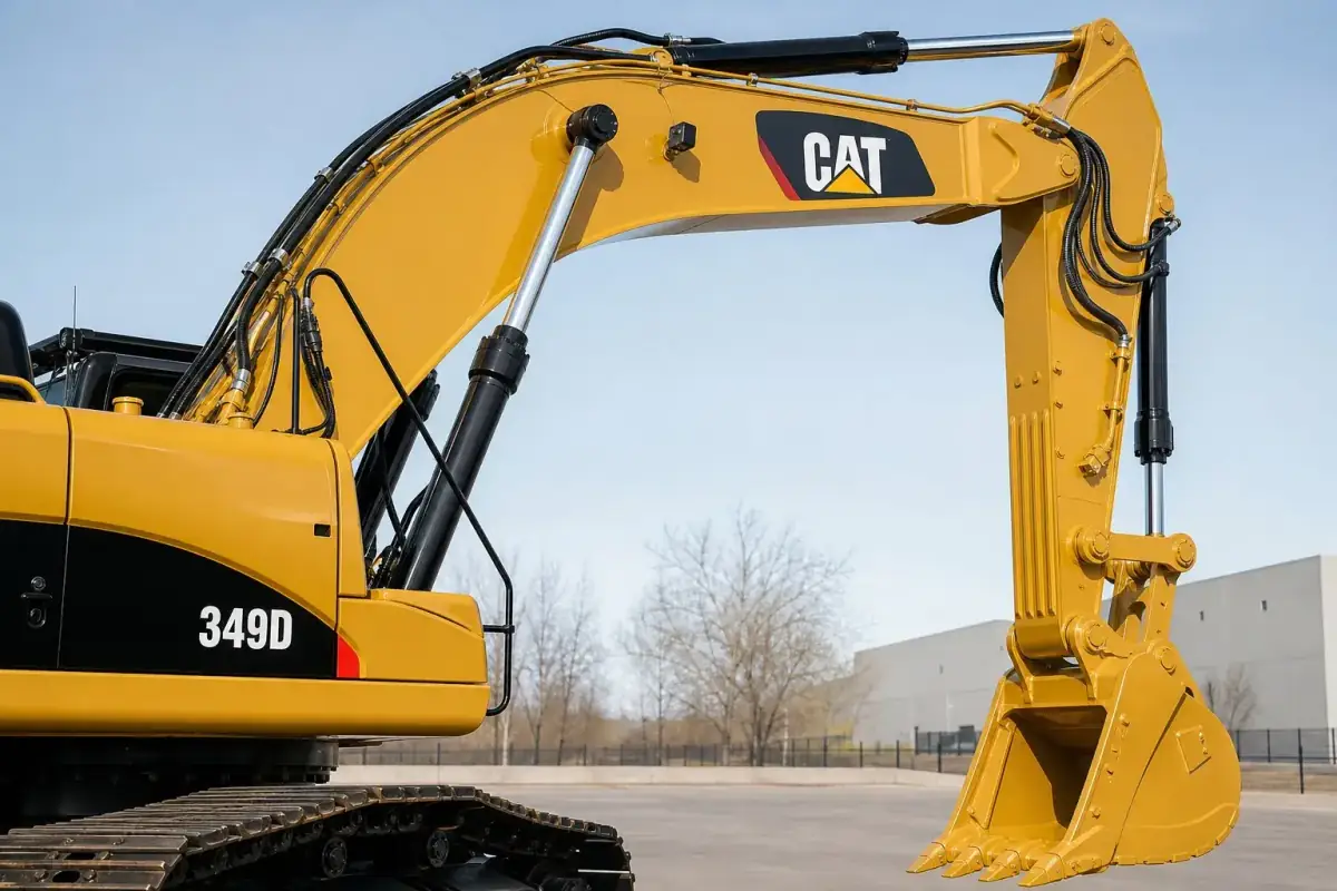 Caterpillar 349D Heavy Duty detail 2